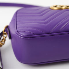 Gucci Marmont Small Camera Bag Purple