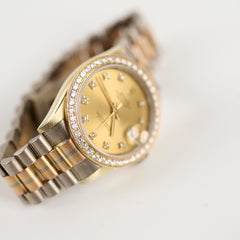 Rolex Oyster Perpectual 31mm Datejust Tricolour Watch