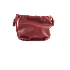 Loewe Mini Flamenco Purse Mellow Nappa Lamskin Burgundy