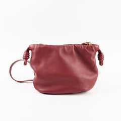Loewe Mini Flamenco Purse Mellow Nappa Lamskin Burgundy
