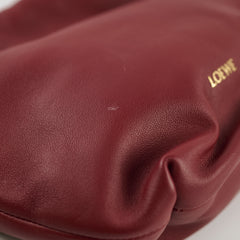 Loewe Mini Flamenco Purse Mellow Nappa Lamskin Burgundy