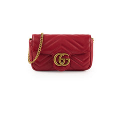 Gucci Supermini Marmont Red