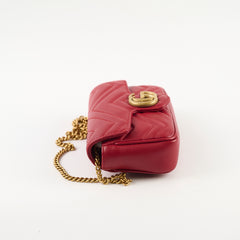 Gucci Supermini Marmont Red