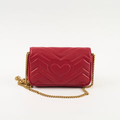 Gucci Supermini Marmont Red