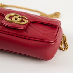 Gucci Supermini Marmont Red