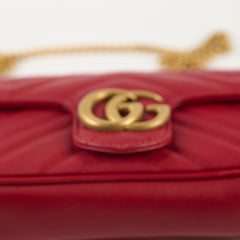 Gucci Supermini Marmont Red