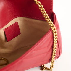 Gucci Supermini Marmont Red