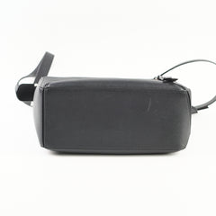 Loewe Small Puzzle Bag Black Silver Hardware