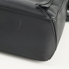 Loewe Small Puzzle Bag Black Silver Hardware