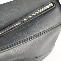 Loewe Small Puzzle Bag Black Silver Hardware