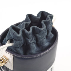 Christian Dior Micro Bucket Bag Navy/White