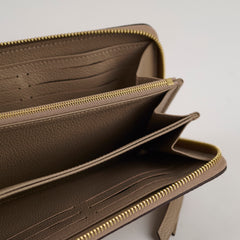 Louis Vuitton Empreinte Zippy Wallet Bicolour Beige