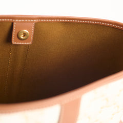 Celine Medium Bucket Bag in Triomphe Canvas and calfskin