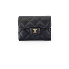Chanel Caviar Clutch with Chain Black