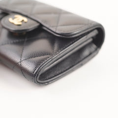 Chanel Caviar Clutch with Chain Black