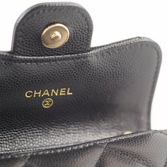 Chanel Caviar Clutch with Chain Black