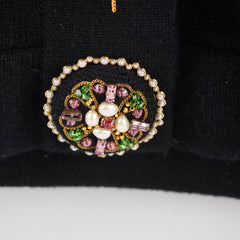 Chanel 22A Cashmere Cardigan Balck Size 38