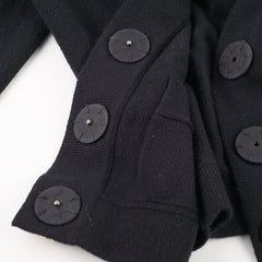 Chanel 22A Cashmere Cardigan Balck Size 38