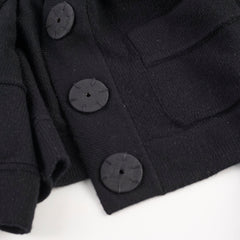 Chanel 22A Cashmere Cardigan Balck Size 38