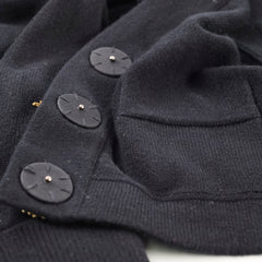 Chanel 22A Cashmere Cardigan Balck Size 38