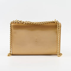 Louis Vuitton Clutch On Chain Gold Patent