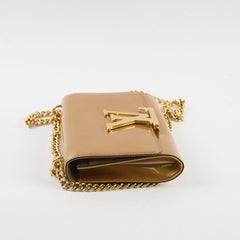 Louis Vuitton Clutch On Chain Gold Patent