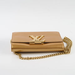 Louis Vuitton Clutch On Chain Gold Patent
