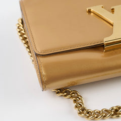 Louis Vuitton Clutch On Chain Gold Patent