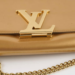 Louis Vuitton Clutch On Chain Gold Patent