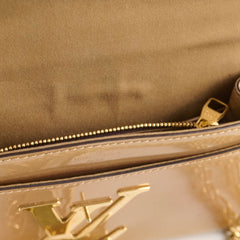 Louis Vuitton Clutch On Chain Gold Patent