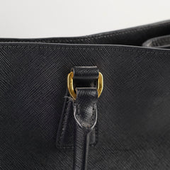 Prada Large Galleria Saffiano Black Bag