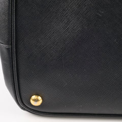 Prada Large Galleria Saffiano Black Bag