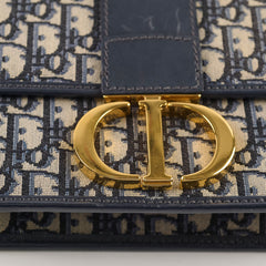 Christian Dior Montaigne 30 Oblique Navy