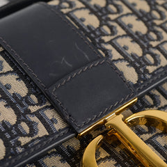 Christian Dior Montaigne 30 Oblique Navy