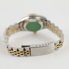 Rolex 26mm Datejust Twotoned Diamond Dial Watch