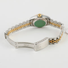 Rolex 26mm Datejust Twotoned Diamond Dial Watch