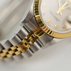 Rolex 26mm Datejust Twotoned Roman Numerals Dial Watch