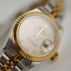 Rolex 26mm Datejust Twotoned Roman Numerals Dial Watch