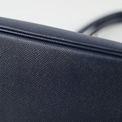 Hermes Birkin 30 Blue Nuit A Stamp PHW