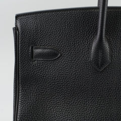Hermes Birkin 35 Black Togo PHW T Stamp