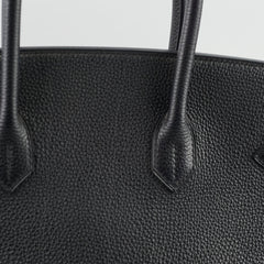 Hermes Birkin 35 Black Togo PHW T Stamp