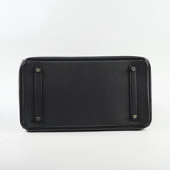 Hermes Birkin 35 Black Togo PHW T Stamp