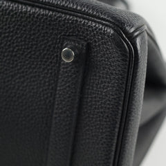 Hermes Birkin 35 Black Togo PHW T Stamp