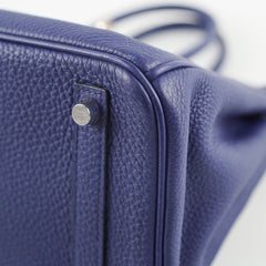 Hermes Birkin 25 Togo Bleu Encre PHW C Stamp