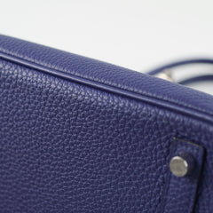 Hermes Birkin 25 Togo Bleu Encre PHW C Stamp