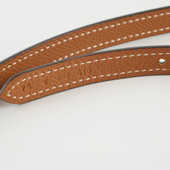 Hermes Gamma Reversible Belt Noir/ Gold size 75