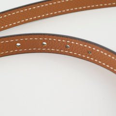 Hermes Gamma Reversible Belt Noir/ Gold size 75