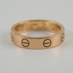 Cartier Love Ring with One Diamond Small Model Size 50