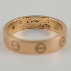 Cartier Love Ring with One Diamond Small Model Size 50