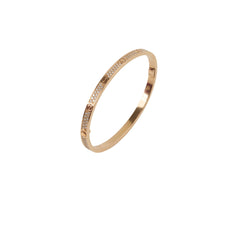 Cartier Love SM Pave Diamond Size 16 Pink Gold Bracelet 2024